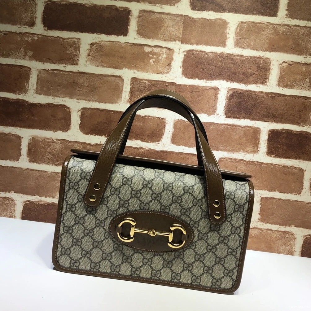Firstbag ru handle 1955 Horsebit small top GUCCI bag 0802